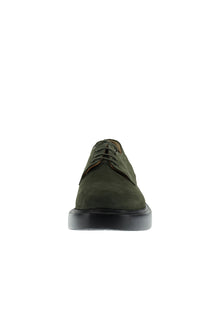 Orta Haki Sneaker Deri Süet Ayakkabı