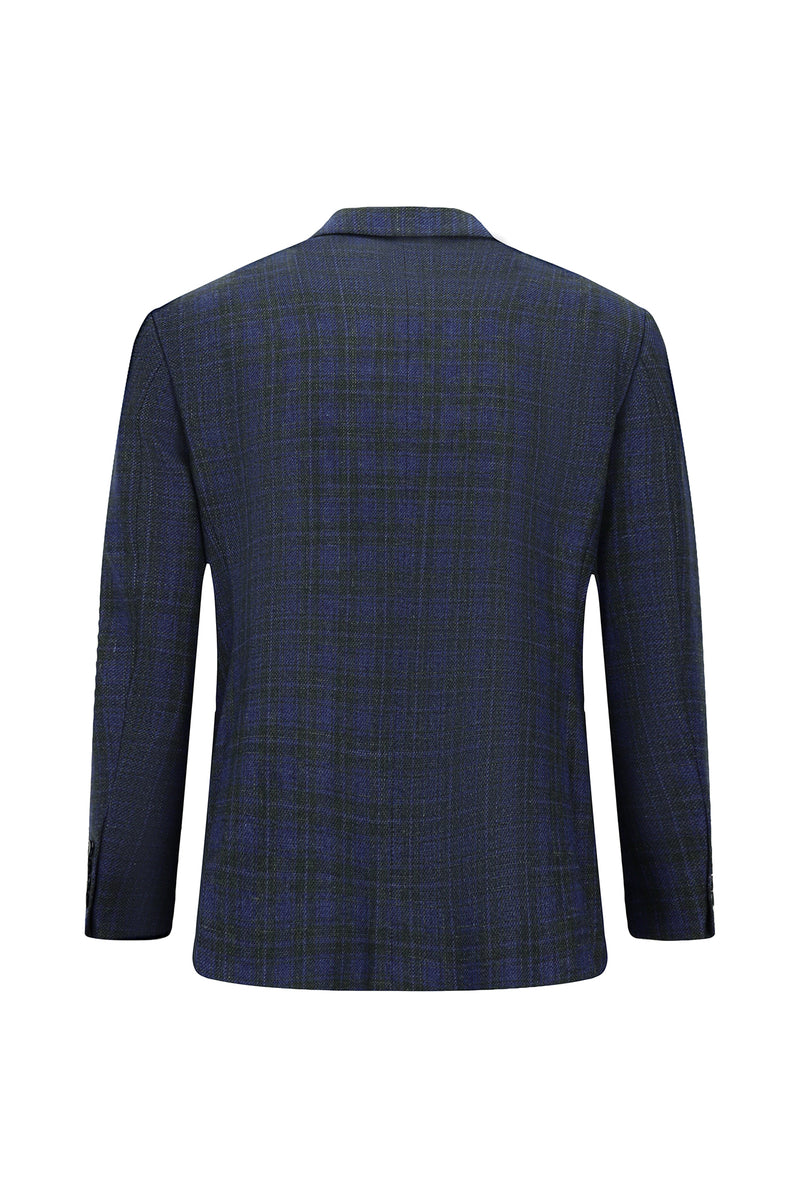 Koyu Haki 4 Drop Relaxed Fit Rahat Kesim Yünlü Mono Yaka Tam Astar Cepli Klasik İpek Karışımlı İtalyan Ceket