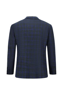 Koyu Haki 4 Drop Relaxed Fit Rahat Kesim Yünlü Mono Yaka Tam Astar Cepli Klasik İpek Karışımlı İtalyan Ceket