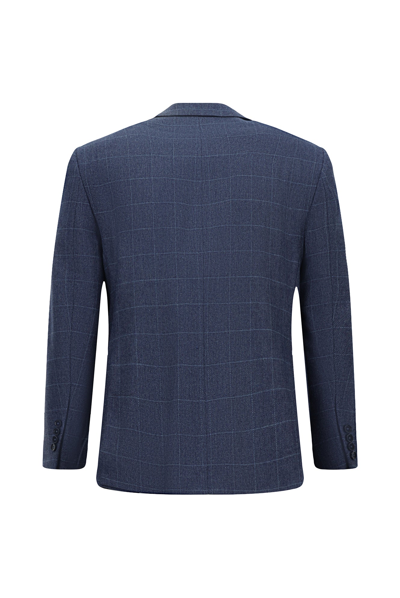 Mavi Relaxed Fit Rahat Kesim Klasik Ekose Yünlü Ceket