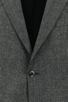 Koyu Füme 4 Drop Relaxed Fit Rahat Kesim Desenli Yünlü Klasik Ceket-Abdullah Ki??l?