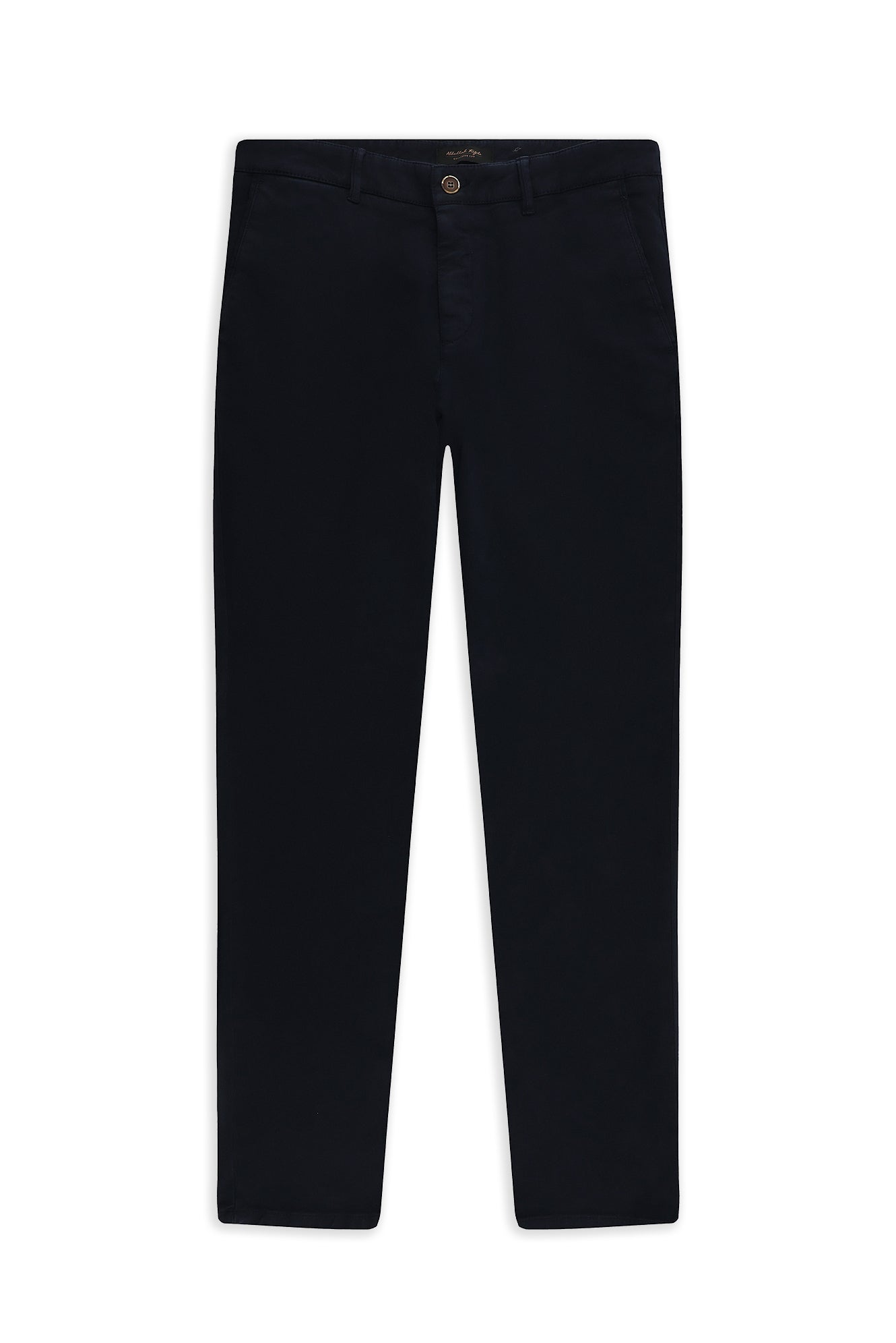 Orta Lacivert 6 Drop Regular Fit Standart Kesim Lyocell Karışımlı Yandan Cepli Esnek Kanvas / Chino Pantolon