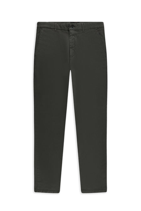 Koyu Antrasit 6 Drop Regular Fit Standart Kesim Lyocell Karışımlı Yandan Cepli Esnek Kanvas / Chino Pantolon
