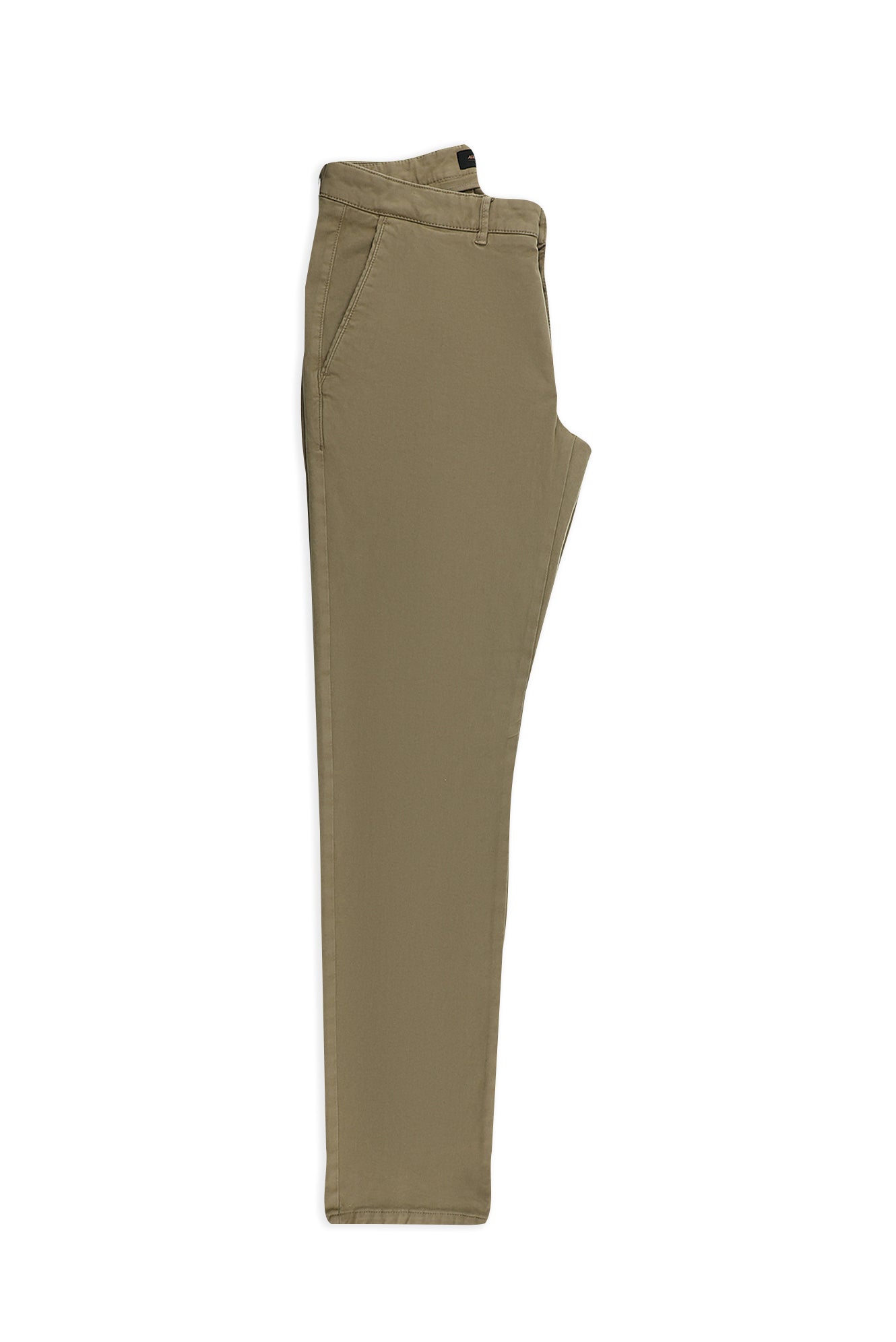 Orta Vizon 7 Drop Slim Fit Dar Kesim Pamuklu Lyocell Karışımlı Yandan Cepli Esnek Kanvas / Chino Pantolon