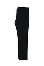 Siyah Relaxed Fit Rahat Kesim Likralı Kanvas / Chino Pantolon