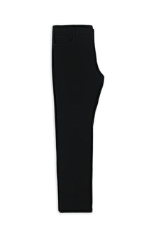 Siyah Relaxed Fit Rahat Kesim Likralı Kanvas / Chino Pantolon