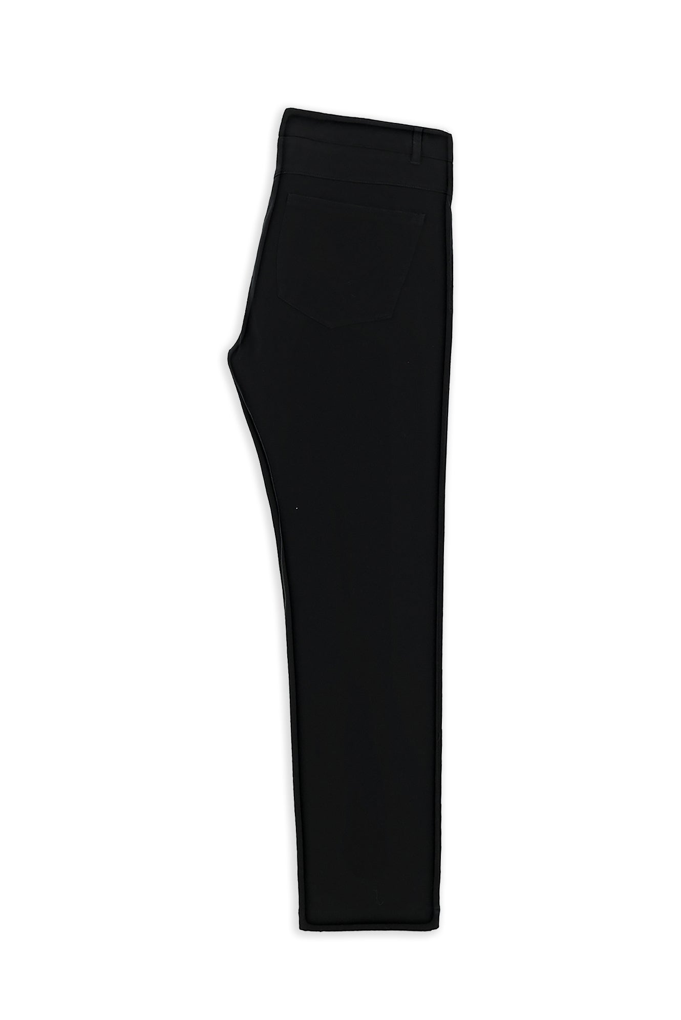 Siyah Relaxed Fit Rahat Kesim Likralı Kanvas / Chino Pantolon