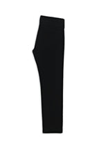 Siyah Relaxed Fit Rahat Kesim Likralı Kanvas / Chino Pantolon