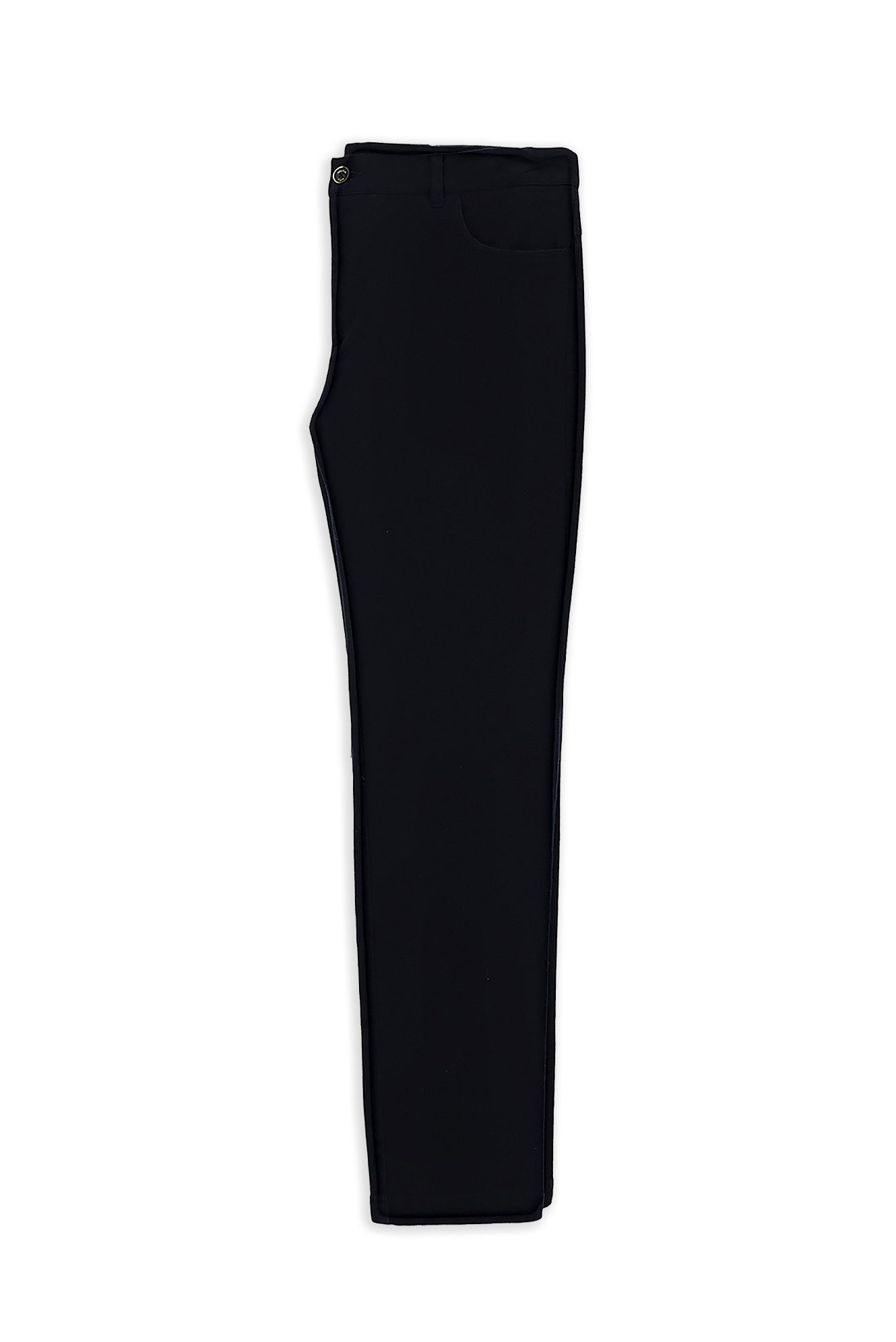 Koyu Lacivert Relaxed Fit Rahat Kesim Likralı Kanvas / Chino Pantolon