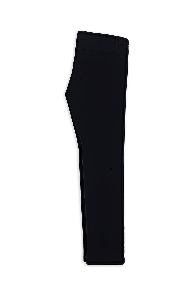 Koyu Lacivert Relaxed Fit Rahat Kesim Likralı Kanvas / Chino Pantolon