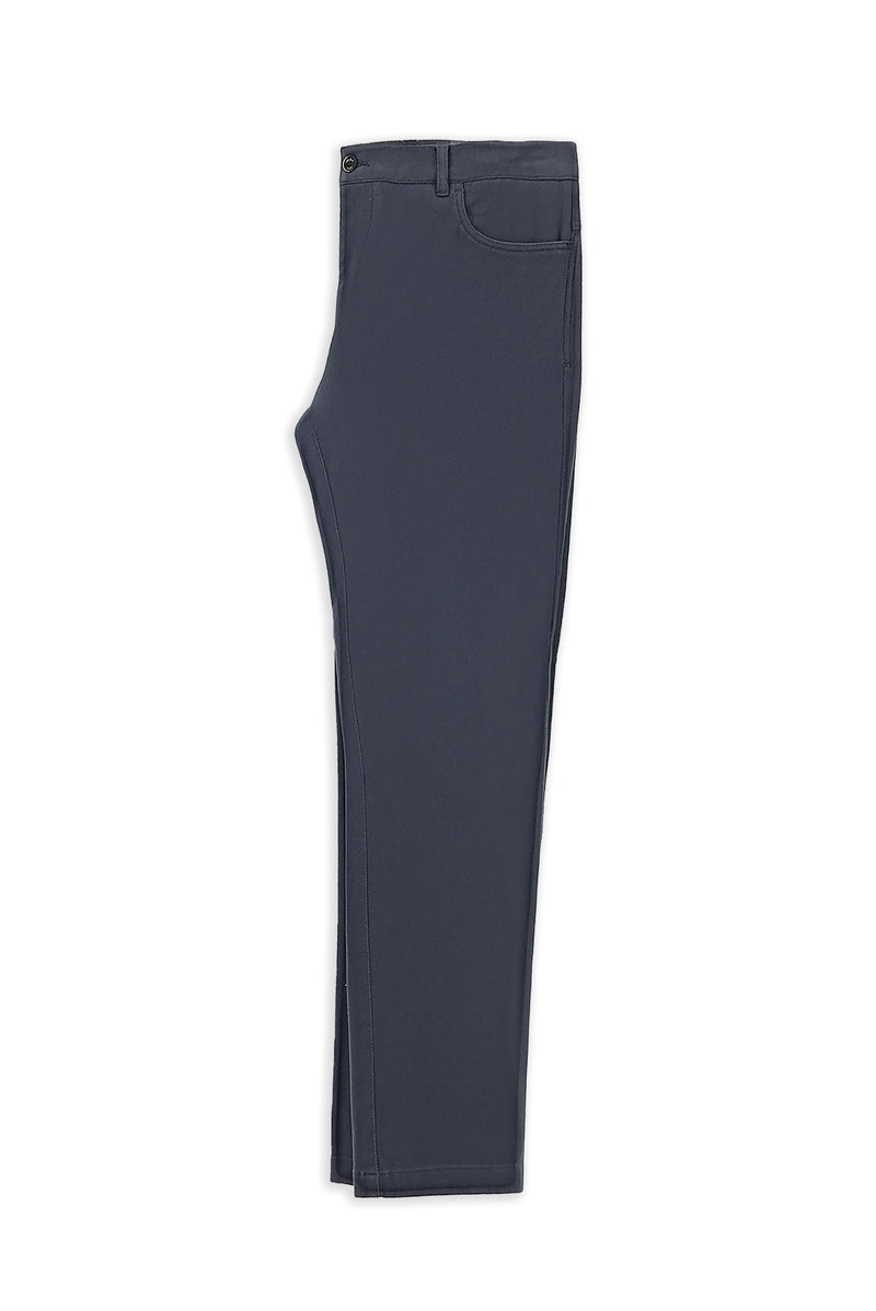 İndigo Relaxed Fit Rahat Kesim Likralı Kanvas / Chino Pantolon