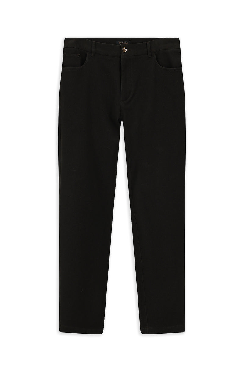 Acı Kahve Relaxed Fit Rahat Kesim Likralı Kanvas / Chino Pantolon