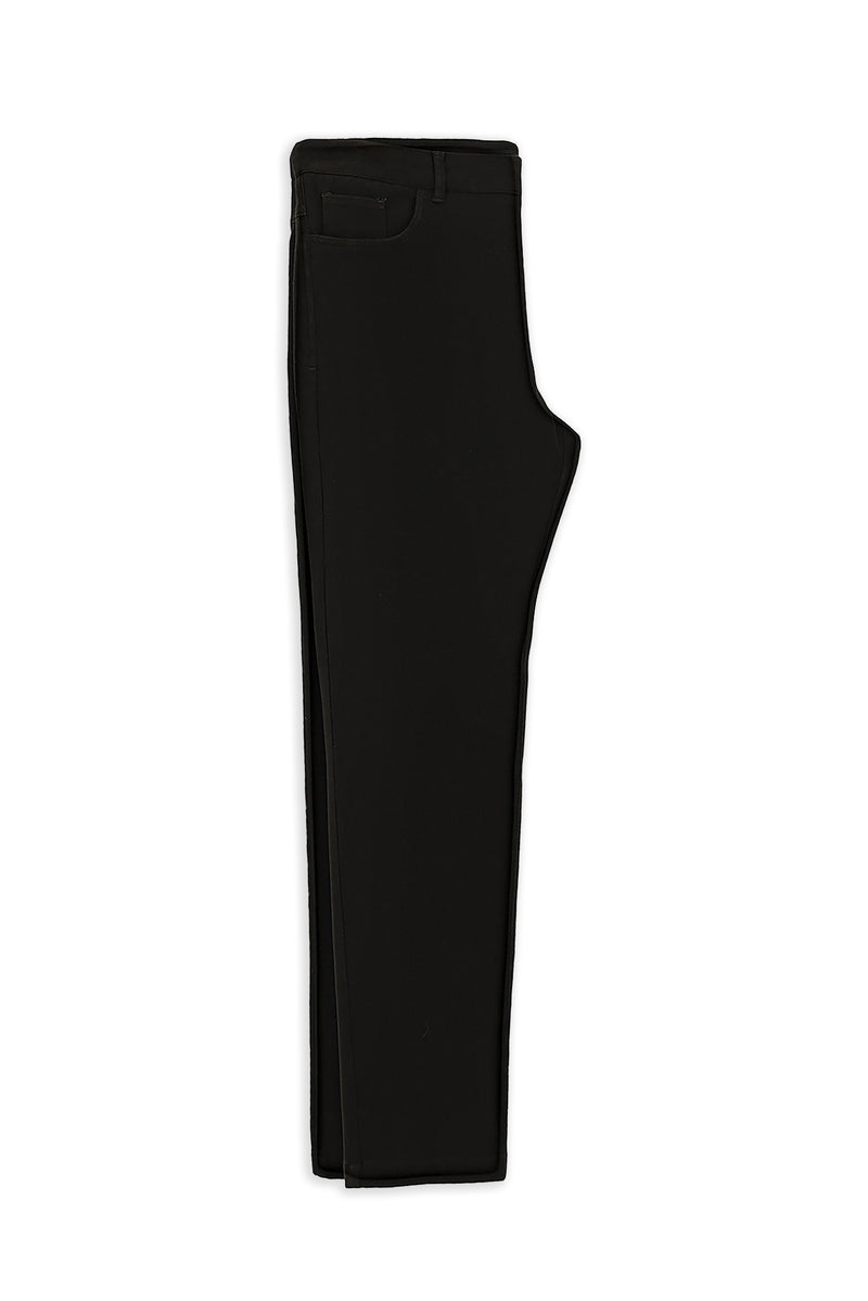 Acı Kahve Relaxed Fit Rahat Kesim Likralı Kanvas / Chino Pantolon