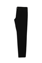 Siyah Regular Fit Lyocell Karışımlı Kanvas / Chino Pantolon