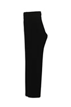 Siyah Regular Fit Lyocell Karışımlı Kanvas / Chino Pantolon