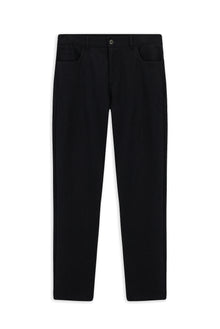 Koyu Lacivert Regular Fit Lyocell Karışımlı Kanvas / Chino Pantolon