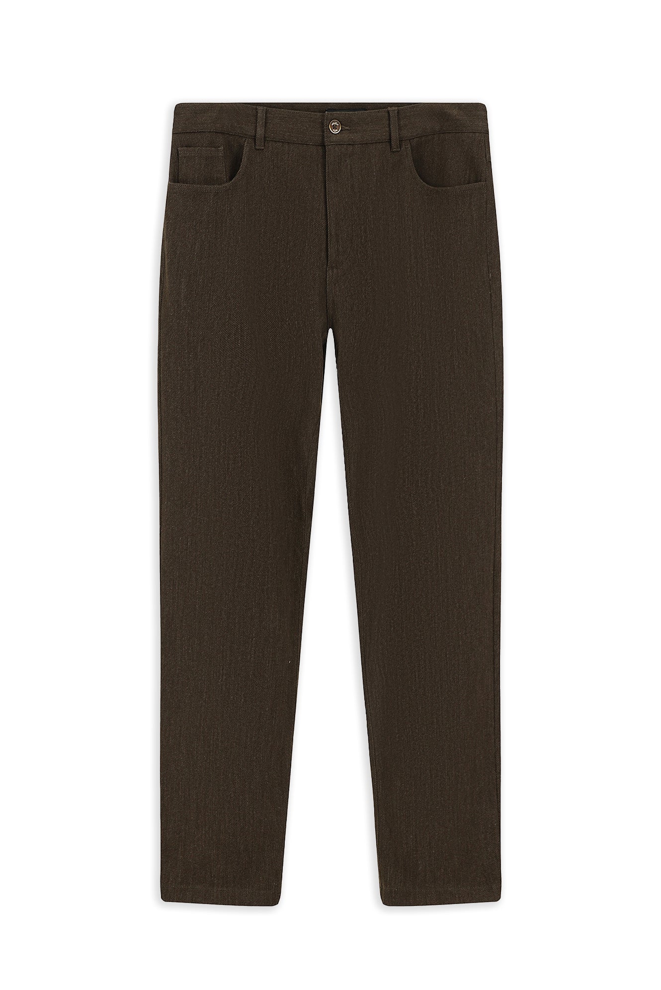 Açık Kahve  Regular Fit Lyocell Karışımlı Kanvas / Chino Pantolon