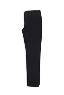Koyu Lacivert Regular Fit Likralı Kadife Pantolon