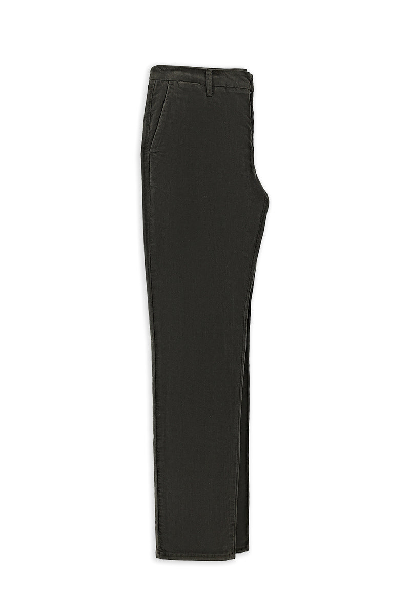 Açık Vizon Regular Fit Pamuklu Kadife Pantolon