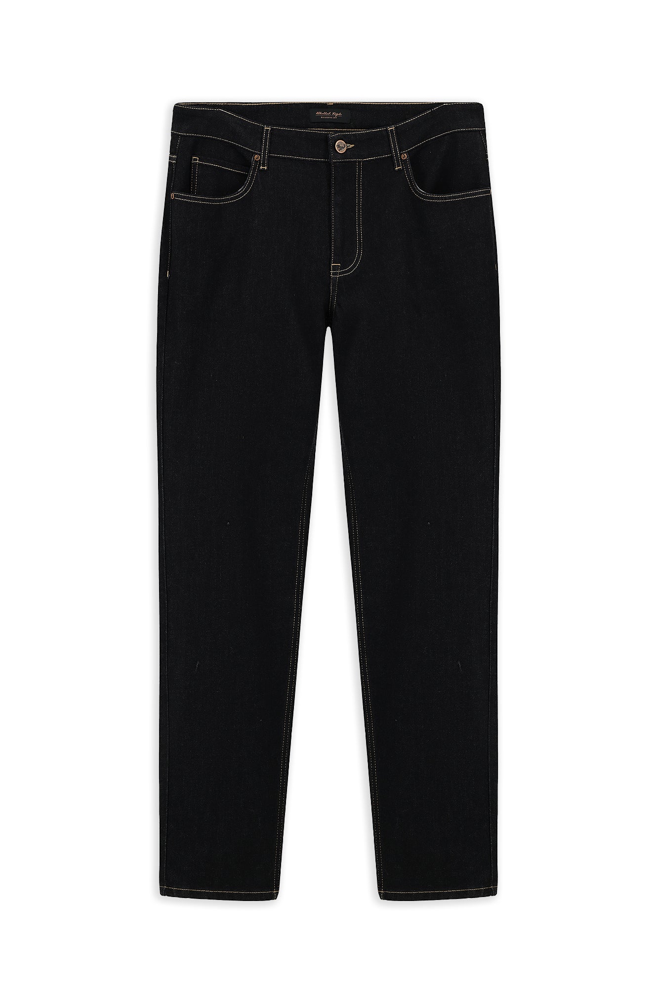 Koyu Lacivert Regular Fit Düz Pamuklu 5 Cep Denim Pantolon