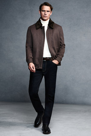 Koyu Lacivert Regular Fit Standart Kesim Likral? Denim Pantolon