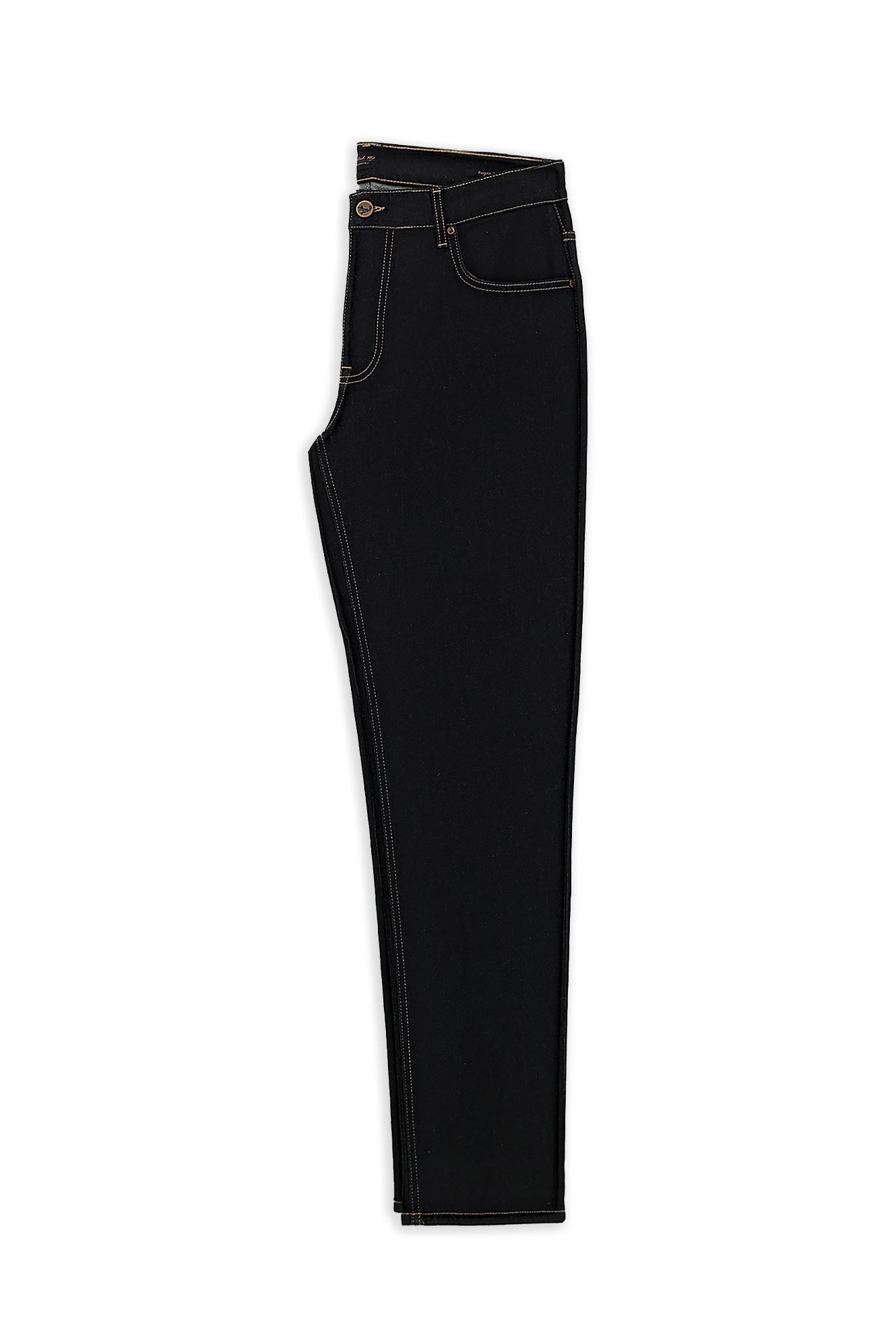 Koyu Lacivert Regular Fit Düz Pamuklu 5 Cep Denim Pantolon
