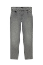 Orta Gri Relaxed Fit Rahat Kesim Likralı Denim Pantolon