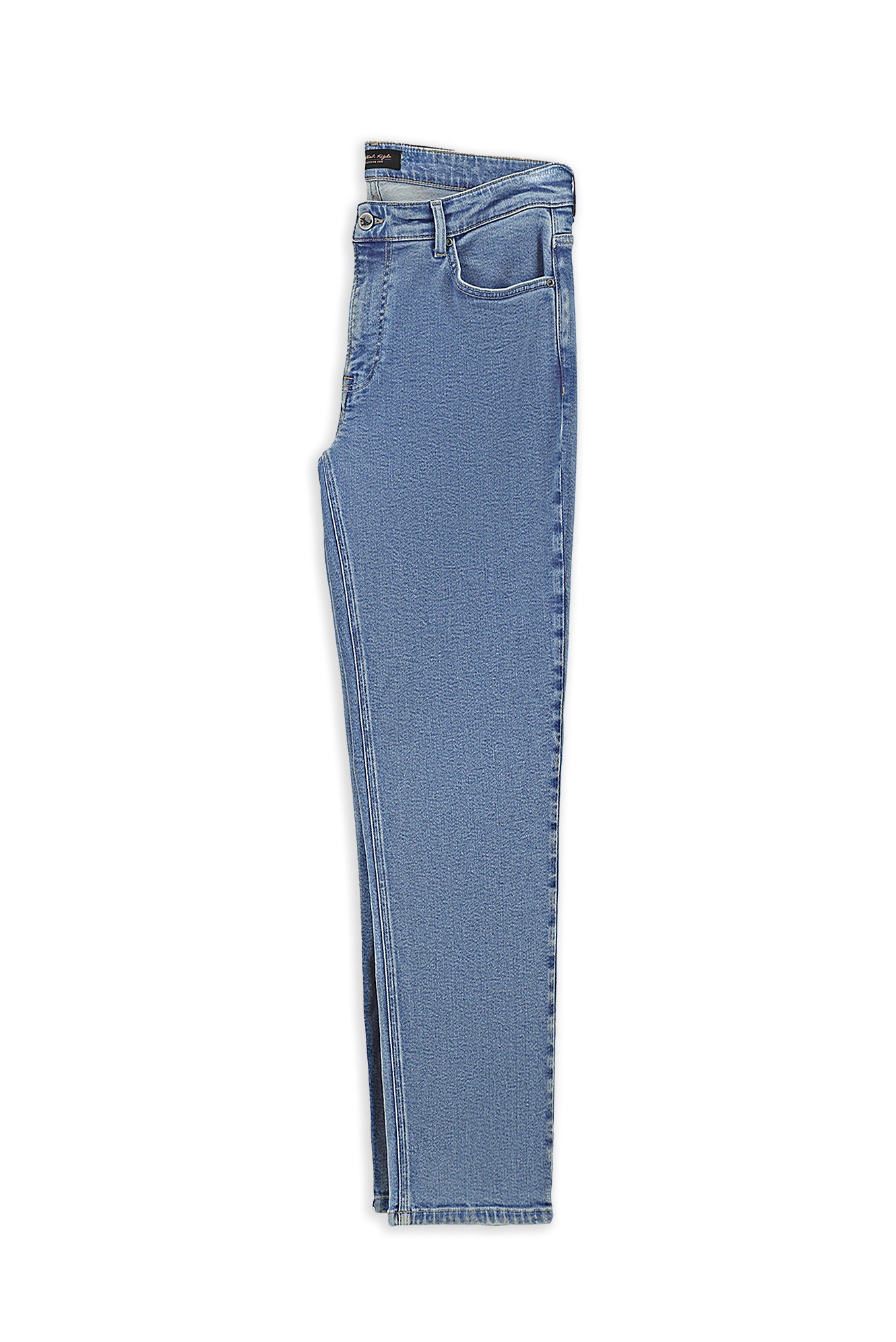 Uçuk Mavi Regular Fit Standart Kesim Likral? Denim Pantolon-Abdullah Ki??l?