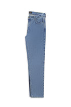 Uçuk Mavi Regular Fit Standart Kesim Likral? Denim Pantolon-Abdullah Ki??l?