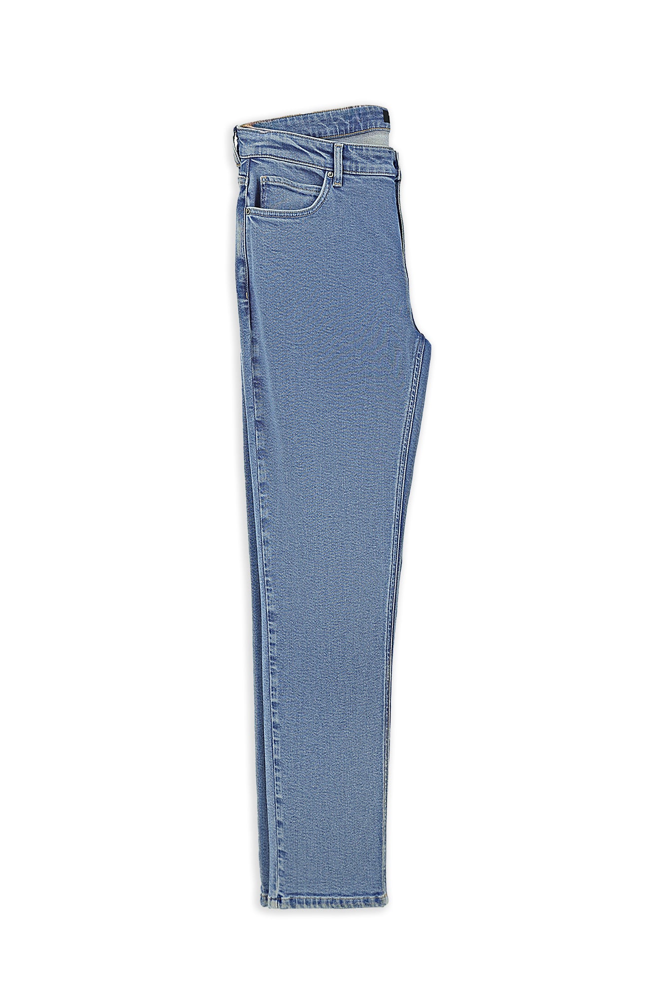 Uçuk Mavi Regular Fit Standart Kesim Likral? Denim Pantolon-Abdullah Ki??l?