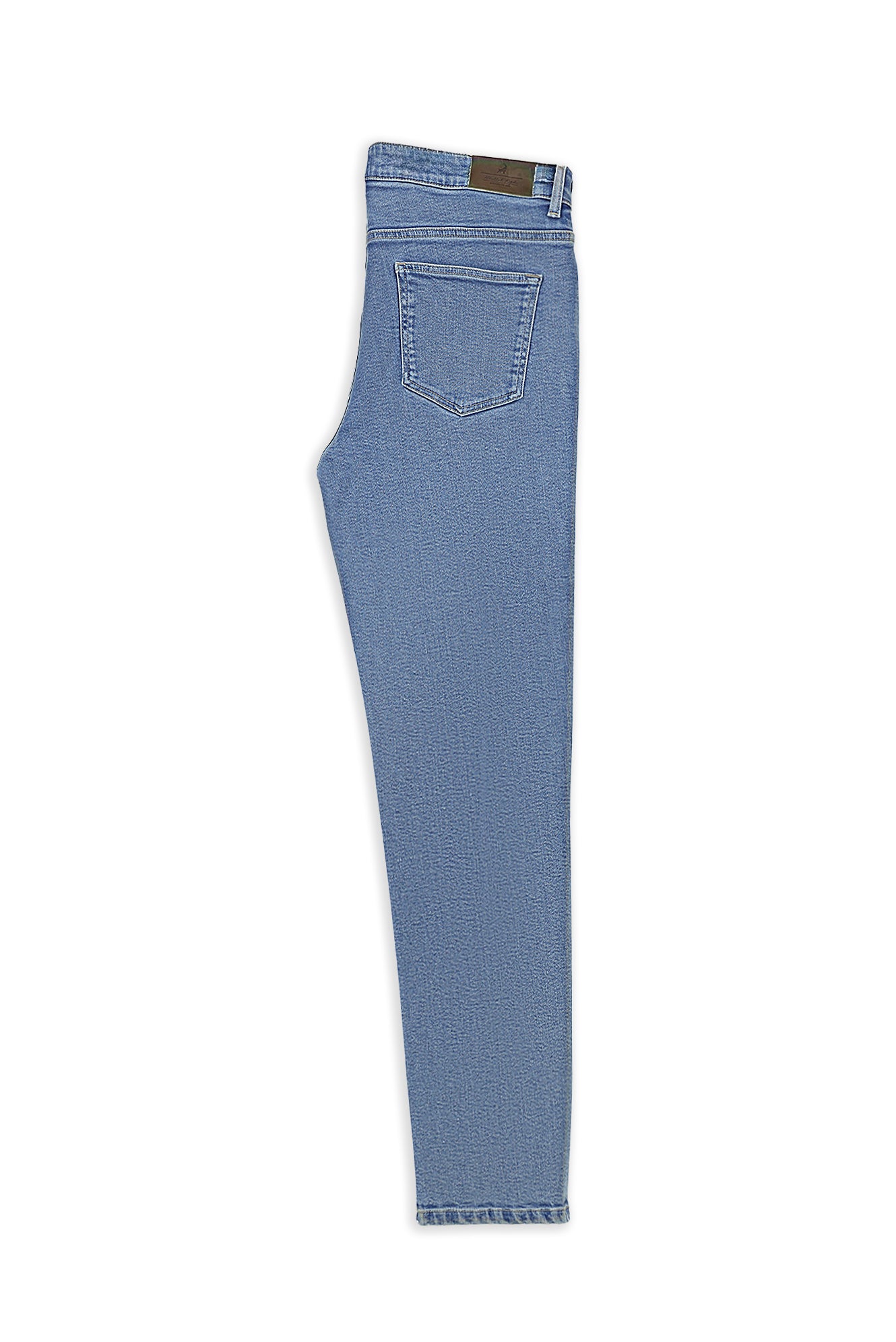 Uçuk Mavi Regular Fit Standart Kesim Likral? Denim Pantolon-Abdullah Ki??l?