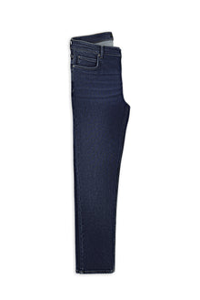 Koyu Mavi  Regular Fit Likralı Denim Pantolon