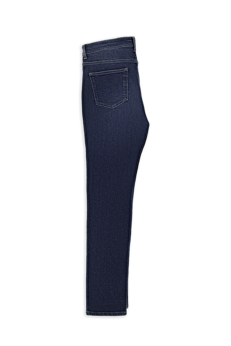 Koyu Mavi  Regular Fit Likralı Denim Pantolon