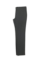 Orta Füme Regular Fit Likralı Çizgili Kanvas / Chino Pantolon