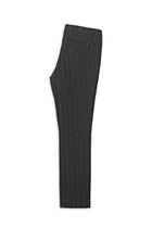 Orta Füme Regular Fit Likralı Çizgili Kanvas / Chino Pantolon