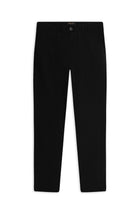 Siyah Relaxed Fit Rahat Kesim Likralı Kanvas / Chino Pantolon