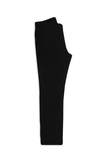 Siyah Relaxed Fit Rahat Kesim Likralı Kanvas / Chino Pantolon