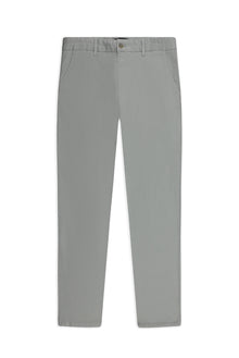 Orta Gri Regular Fit Likralı Kanvas / Chino Pantolon