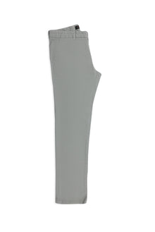 Orta Gri Regular Fit Likralı Kanvas / Chino Pantolon