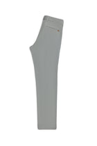 Orta Gri Regular Fit Likralı Kanvas / Chino Pantolon