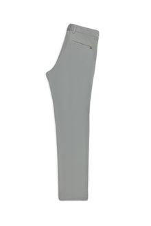 Orta Gri Regular Fit Likralı Kanvas / Chino Pantolon