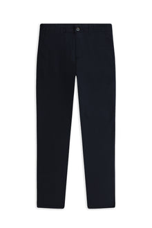 Koyu Lacivert Regular Fit Likralı Kanvas / Chino Pantolon