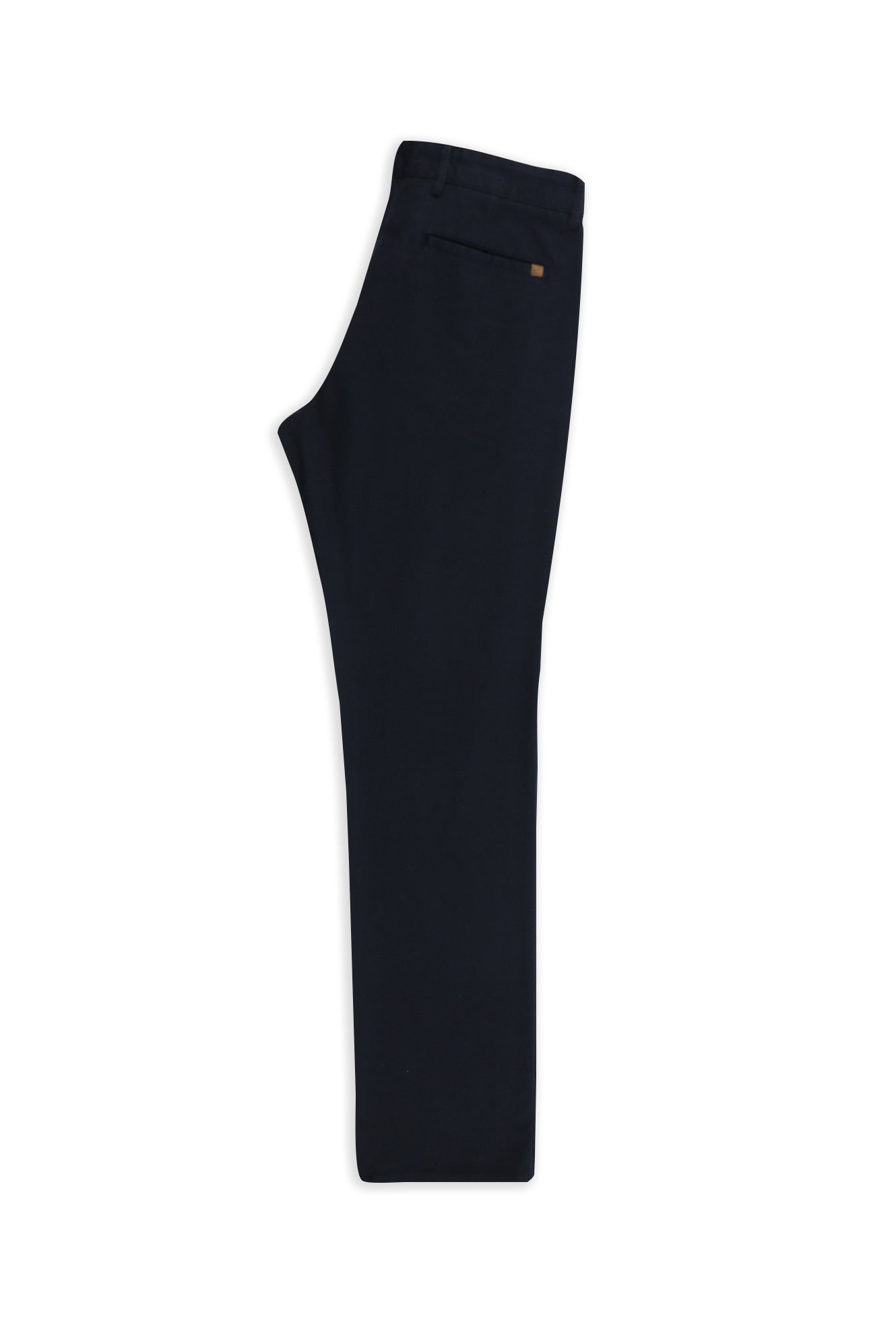 Koyu Lacivert Regular Fit Likralı Kanvas / Chino Pantolon