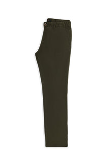 Orta Haki Regular Fit Likralı Kanvas / Chino Pantolon
