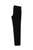 Siyah Regular Fit Lyocell Karışımlı Kanvas / Chino Pantolon