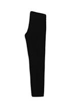 Siyah Regular Fit Lyocell Karışımlı Kanvas / Chino Pantolon