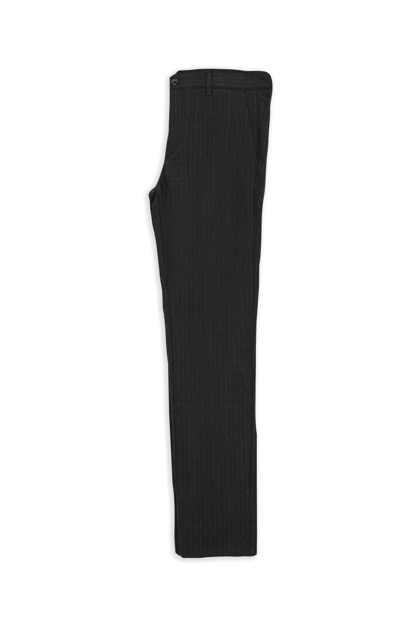 Orta Antrasit Slim Fit Pamuklu Likralı Chino/Kanvas Pantolon
