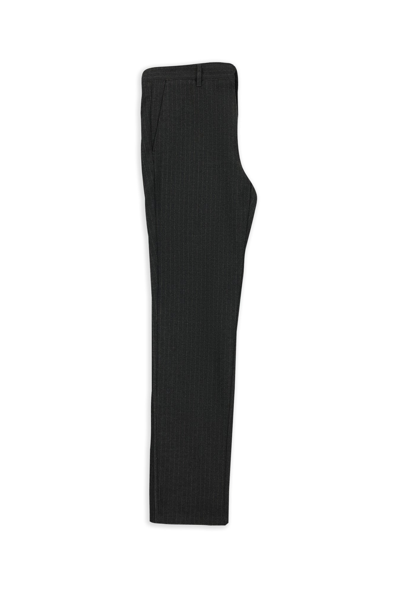 Orta Antrasit Slim Fit Pamuklu Likralı Chino/Kanvas Pantolon