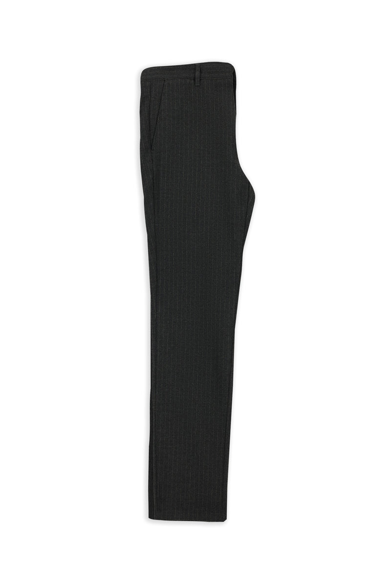 Orta Antrasit Slim Fit Pamuklu Likralı Chino/Kanvas Pantolon