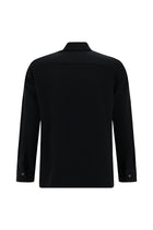 Koyu Lacivert Uzun Kol Oversize Ekstra Rahat Kesim Desenli Spor Pamuklu Gömlek